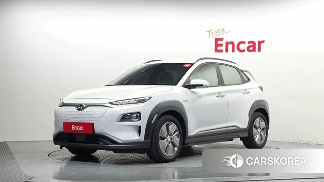 Hyundai Kona Electric 2019 Белый из Кореи