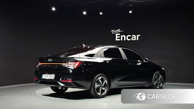 Hyundai Avante (CN7) 2023 Черный из Кореи
