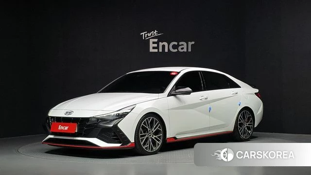 Hyundai Avante (CN7) 2021 Белый из Кореи