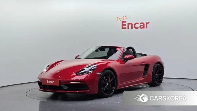 Porsche 718 Boxster 2019 Красный из Кореи