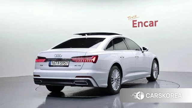Audi A6 (C8) 2020 Белый из Кореи