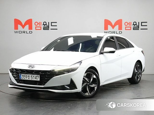 Hyundai Avante (CN7) 2020 Белый из Кореи