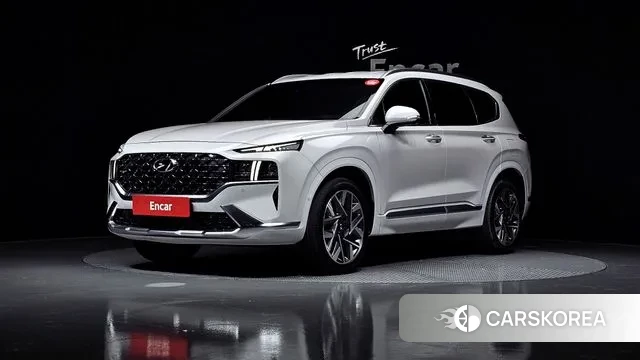 Hyundai The New Santa Fe 2020 Серебристо-серый из Кореи