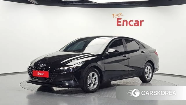 Hyundai Avante (CN7) 2021 Черный из Кореи
