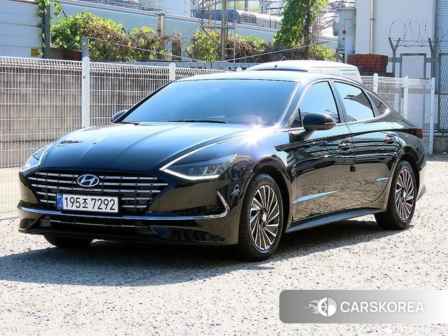 Hyundai Sonata Hybrid (DN8) 2023 Черный из Кореи