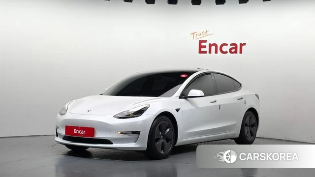 Tesla Model 3 2022 Белый из Кореи