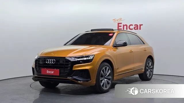 Audi Q8 (4M) 2021 Оранжевый из Кореи