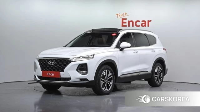 Hyundai Santa Fe TM 2019 Белый из Кореи