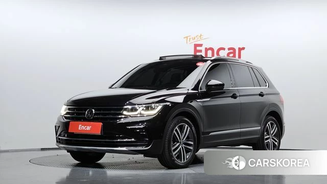Volkswagen Tiguan second Generation 2022 Черный из Кореи