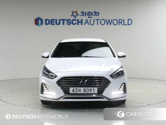 Hyundai Sonata New Rise Hybrid 2018 Белый из Кореи
