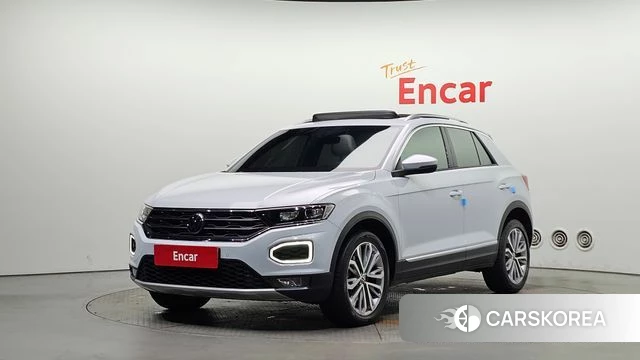 Volkswagen T-Roc 2021 Белый из Кореи