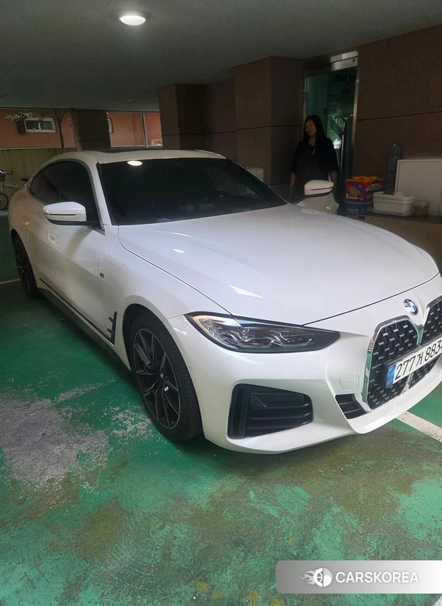 BMW 4 Series (G22) 2022 Белый из Кореи
