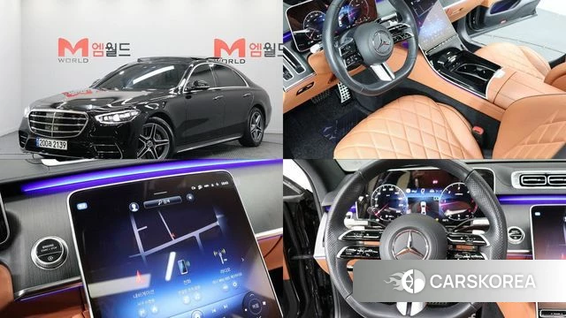 Mercedes-Benz S-Class W223 2023 Черный из Кореи