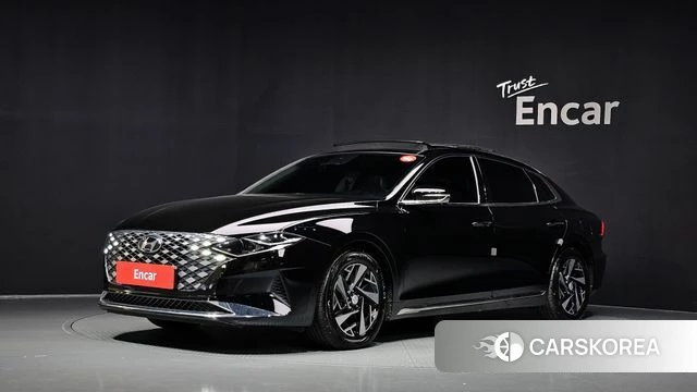 Hyundai The New Grandeur IG Hybrid 2022 Черный из Кореи
