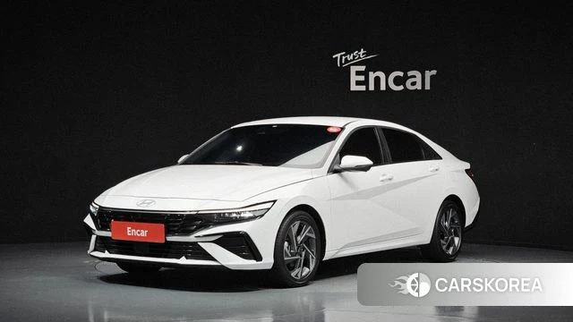 Hyundai The New Avante (CN7) 2023 Белый из Кореи