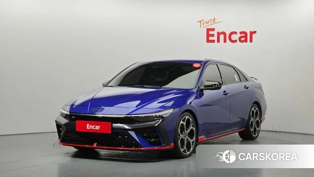 Hyundai The New Avante (CN7) 2024 Синий из Кореи