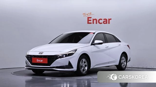 Hyundai Avante (CN7) 2021 Белый из Кореи