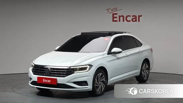 Volkswagen 7th Generation of Jetta 2021 Белый из Кореи
