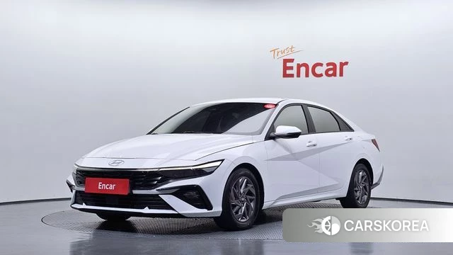 Hyundai The New Avante (CN7) 2023 Белый из Кореи