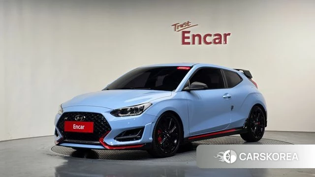 Hyundai Veloster (JS) 2018 Небесно-голубой из Кореи