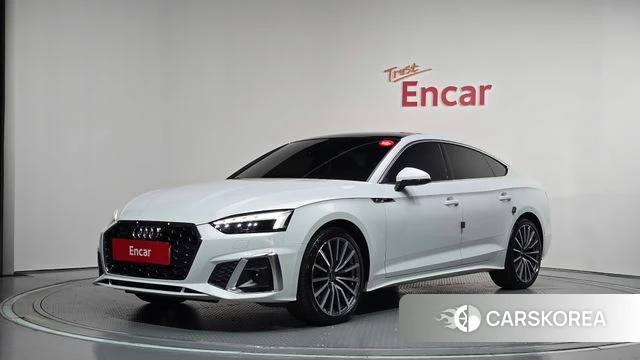 Audi A5 (F5) 2023 Белый из Кореи
