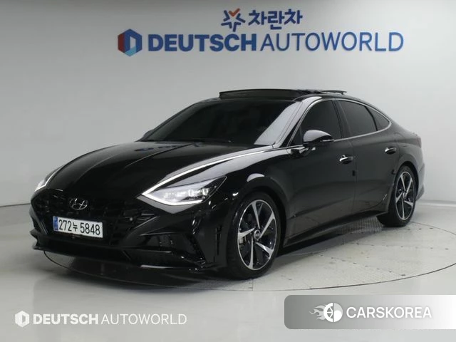 Hyundai Sonata (DN8) 2021 Черный из Кореи