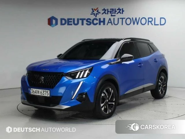 Peugeot 2008 Second generation 2021 Синий из Кореи