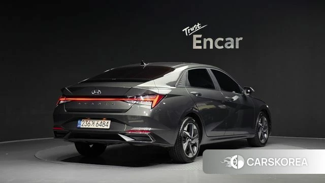 Hyundai Avante (CN7) 2021 Серый из Кореи