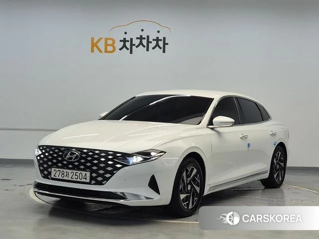 Hyundai The New Grandeur IG Hybrid 2021 Белый из Кореи