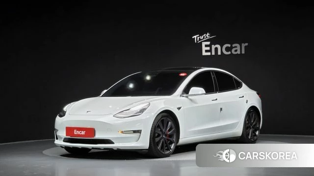 Tesla Model 3 2020 Белый из Кореи