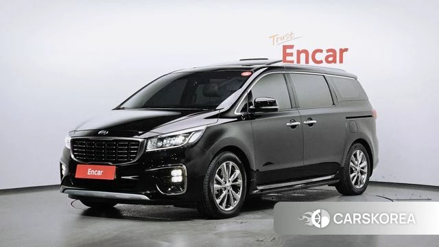 Kia The New Carnival 2019 Черный из Кореи