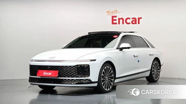 Hyundai Grandeur Hybrid (GN7) 2024 Белый из Кореи