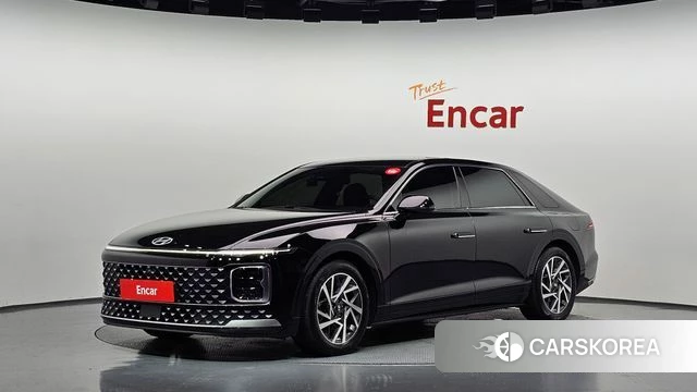 Hyundai Grandeur Hybrid (GN7) 2023 Черный из Кореи