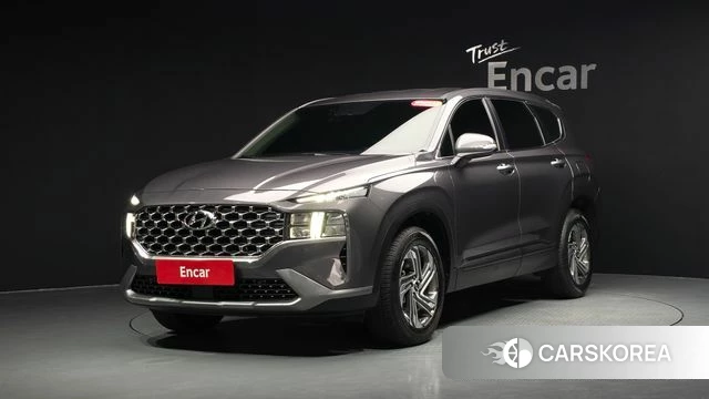 Hyundai The New Santa Fe 2022 Серый из Кореи
