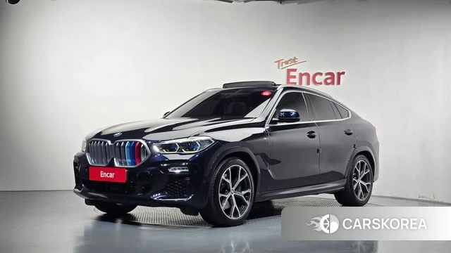 BMW X6 (G06) 2021 Черный из Кореи