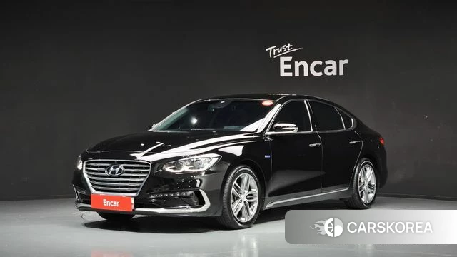 Hyundai Grandeur IG Hybrid 2018 Черный из Кореи