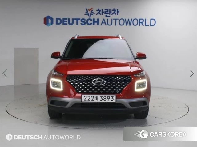 Hyundai Venue 2019 Красный из Кореи