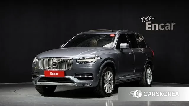 Volvo XC90 second Generation 2018 Серебристо-серый из Кореи