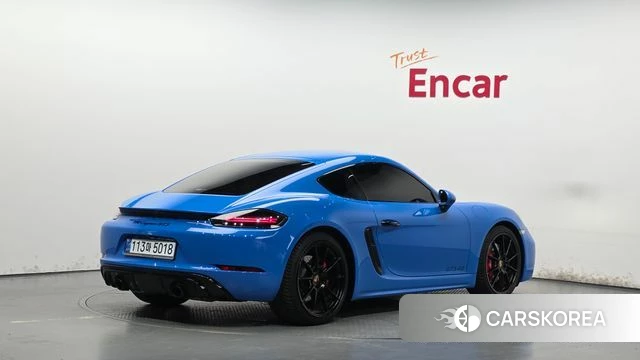 Porsche 718 Cayman 2023 Синий из Кореи