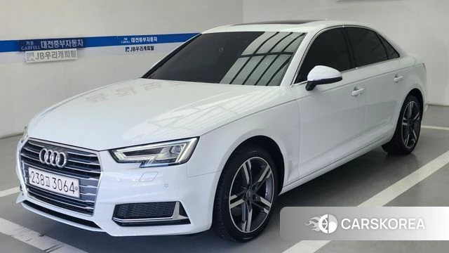 Audi A4 (B9) 2019 Белый из Кореи