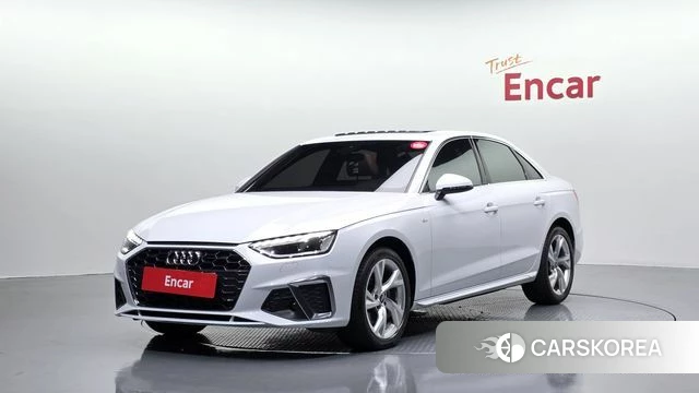 Audi A4 (B9) 2021 Белый из Кореи