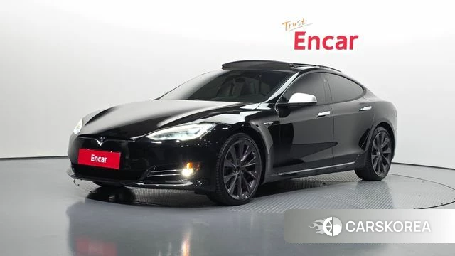 Tesla Model S 2018 Черный из Кореи