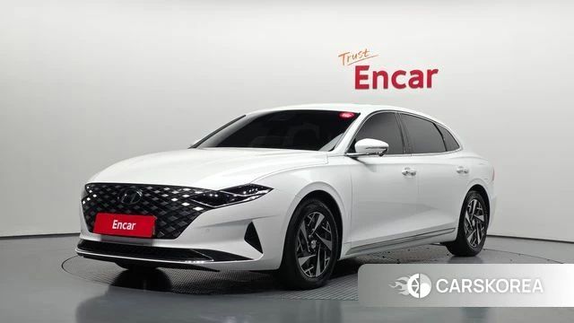 Hyundai The New Grandeur IG Hybrid 2021 Белый из Кореи