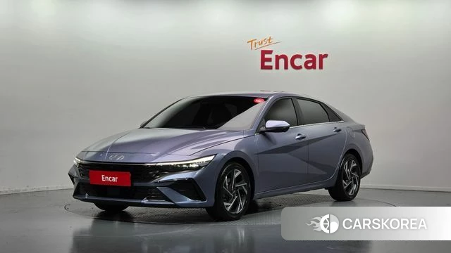 Hyundai The New Avante (CN7) 2023 Светло-серебряный цвет из Кореи