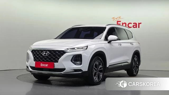 Hyundai Santa Fe TM 2019 Белый из Кореи