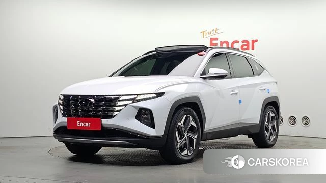 Hyundai Tucson Hybrid (NX4) 2022 Белый из Кореи