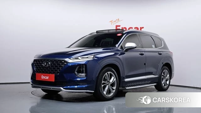 Hyundai Santa Fe TM 2019 Синий из Кореи