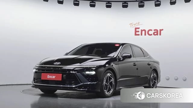 Hyundai Sonata D Edge Hybrid (DN8) 2023 Черный из Кореи