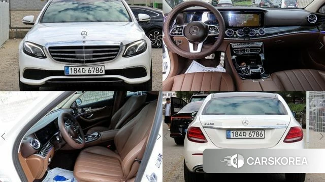 Mercedes-Benz E-Class W213 2019 Белый из Кореи