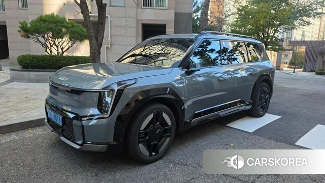 Kia EV9 2023 Синий нефрит из Кореи